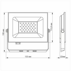 Прожектор TITANUM LED 30W 6000K TLF306 220V (TLF306)