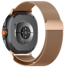 Ремінець до смарт-годинника Armorstandart Milanese Magnetic Samsung Watch 8 / 8 Classic (20x113 mm) Rose Gold (ARM87360)