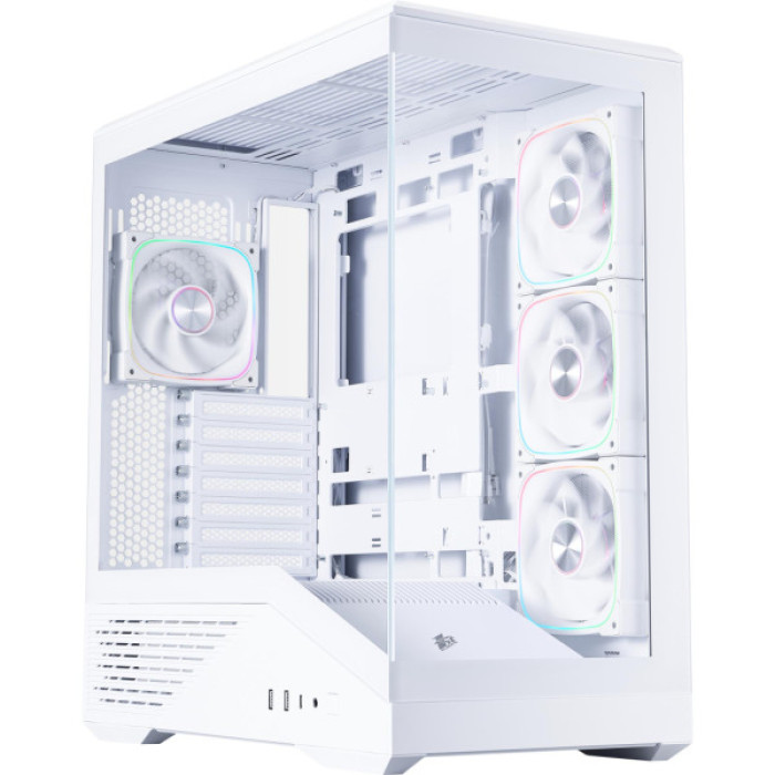 Корпус для ПК 1stPlayer GM7-WH-3FN7R-W-1FN7-W White (GM7-WH-3FN7R-W-1FN7-W)