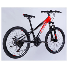 Велосипед Space 24" MARS DD FR рама-11" ST 2026 червоно-чорний (OPS-SP-24-056)