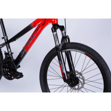 Велосипед Space 24" MARS DD FR рама-11" ST 2026 червоно-чорний (OPS-SP-24-056)