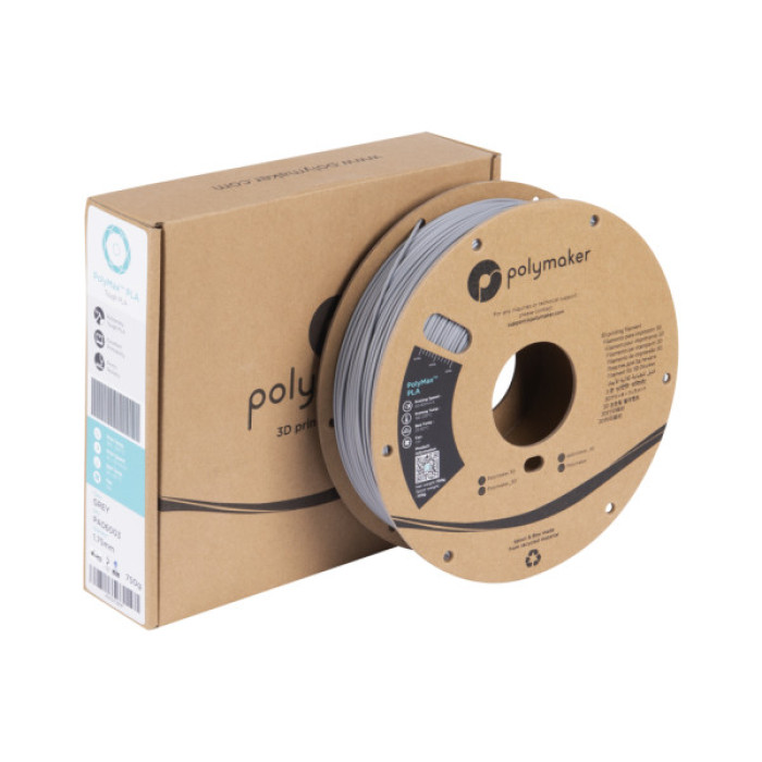 Пластик для 3D-принтера Polymaker TOUGH PLA 1,75mm 0,75kg GREY (PA06003)