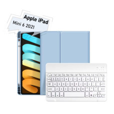 Чохол до планшета BeCover with keyboard Apple iPad Mini 6 2021 Light Blue (712989)