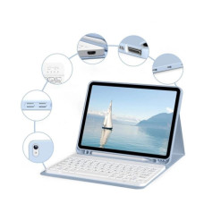 Чохол до планшета BeCover with keyboard Apple iPad Mini 6 2021 Light Blue (712989)