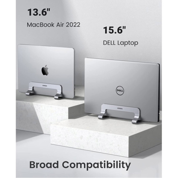 Підставка до ноутбука Ugreen LP258 Vertical Laptop Stand Silver (20471)