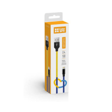 Дата кабель USB 2.0 AM to Lightning 1.0m National ColorWay (CW-CBUL052-BLY)