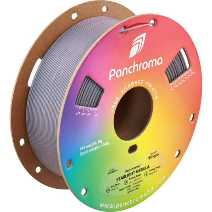Пластик для 3D-принтера Polymaker PLA PANCHROMA STARLIGHT 1,75mm 1kg NEBULA (CA02020)