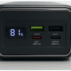 Батарея універсальна GEAR 40000mAh, PD/22.5W, black (SPO4)