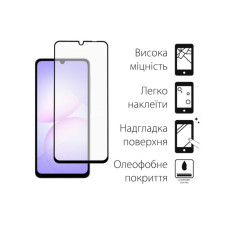Скло захисне Dengos Samsung Galaxy A07 Black 2 pcs (DG-TG2P-81)