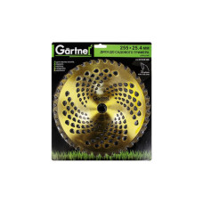 Ніж для тримера Gartner до садового тримера увігнутий 255х25.4 мм 40 ТВС зубців 4.8м (40038048)