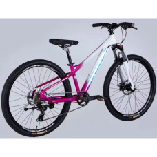 Велосипед Formula 26" F-1 DD рама-13" AL 2026 біло-рожевий (OPS-FR-26-818)
