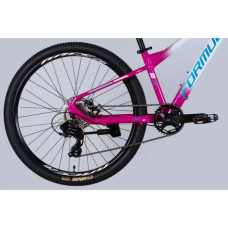 Велосипед Formula 26" F-1 DD рама-13" AL 2026 біло-рожевий (OPS-FR-26-818)