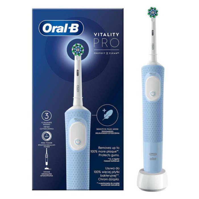 Електрична зубна щітка Oral-B D103.413.3 Vapor Blue