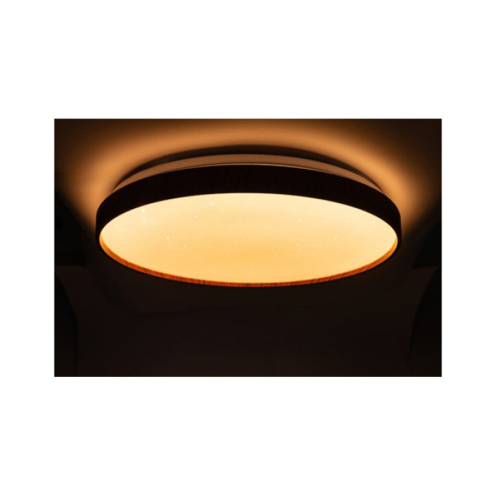 Світильник Vestum FOREST зоряне небо 80W 480*65мм 3000К-6500К з ДК дуб (VS-91063)