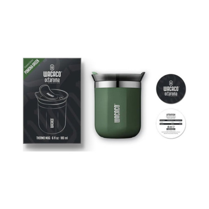Термокружка Wacaco Octaroma Classico 180 мл, зелена (WOCT180GN)