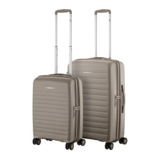 Набір валіз 2E Aero (M+S), сіро-коричневі (2E-SPP-AERO-SET2-TP)