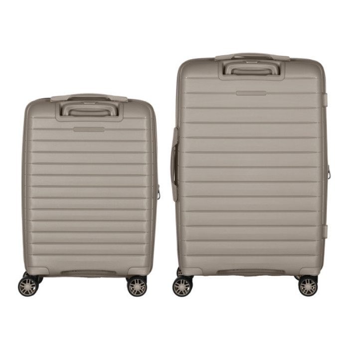Набір валіз 2E Aero (M+S), сіро-коричневі (2E-SPP-AERO-SET2-TP)