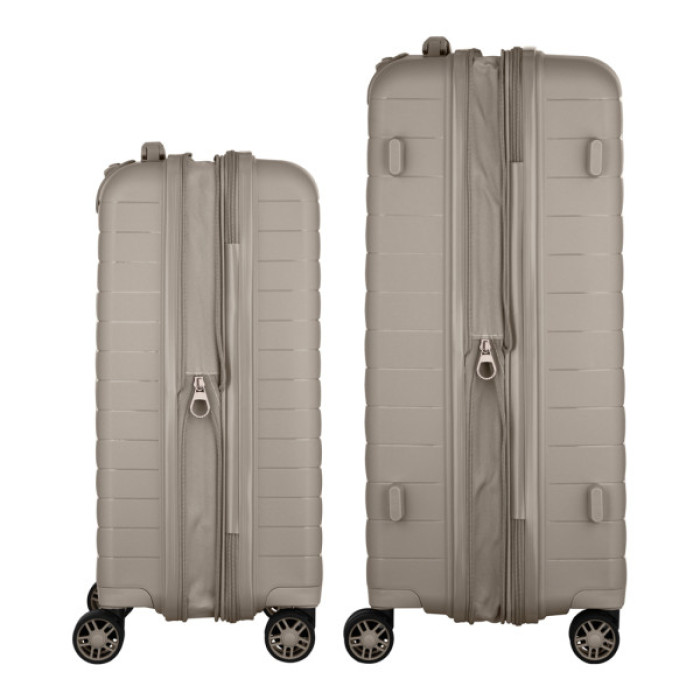 Набір валіз 2E Aero (M+S), сіро-коричневі (2E-SPP-AERO-SET2-TP)