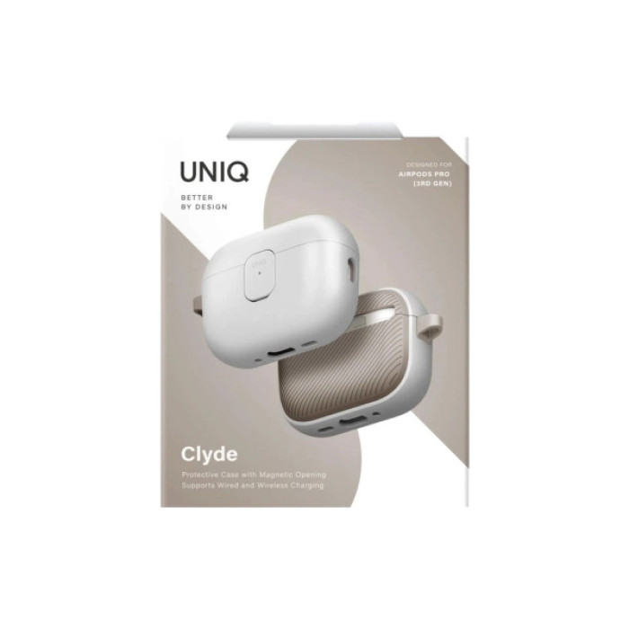 Чохол для навушників Uniq Clyde для AirPods Pro 3 gen Grey (8886463696996)