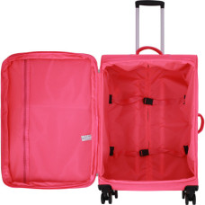 Валіза Bagland Валенсія велика 83 л 003796627 Яскраво-малинова (831517572)