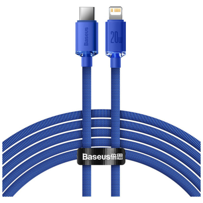 Дата кабель USB-C to Lightning 2.0m 20W blue Baseus (CAJY000303)