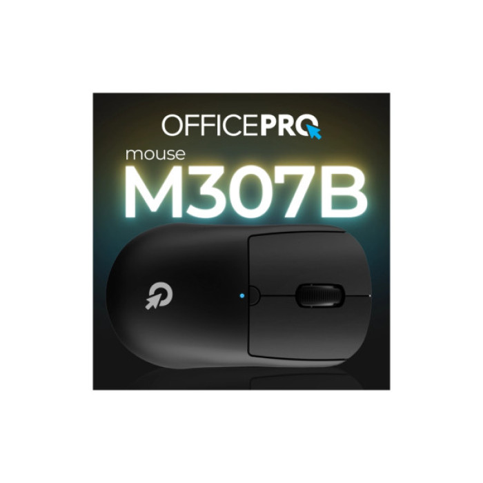 Мишка OfficePro M307B Silent Click Wireless/Bluetooth Black (M307B)