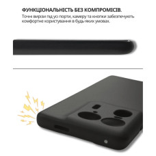 Чохол до мобільного телефона BeCover Silicone Motorola Edge 50 Ultra Black (714689)