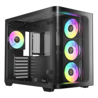 Корпус для ПК OCYPUS IOTA C70 BK CURVE ARGB DIGITAL (IOTA-C70-BKD400CD-GL)