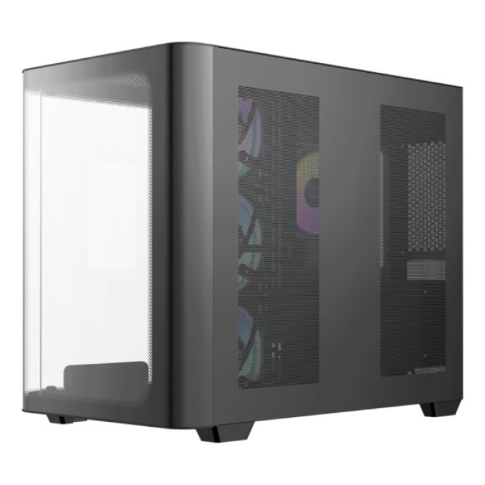 Корпус для ПК OCYPUS IOTA C70 BK CURVE ARGB DIGITAL (IOTA-C70-BKD400CD-GL)