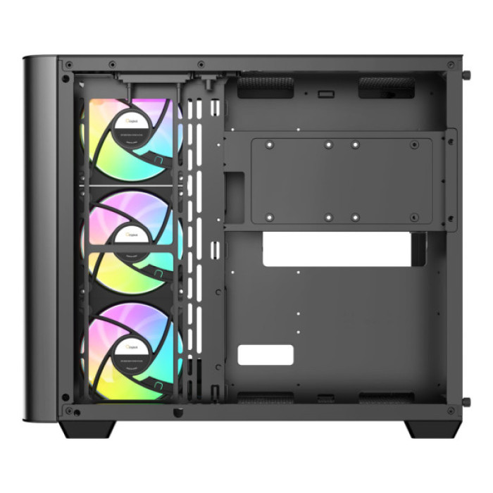 Корпус для ПК OCYPUS IOTA C70 BK CURVE ARGB DIGITAL (IOTA-C70-BKD400CD-GL)