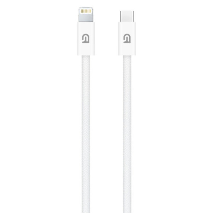 Дата кабель USB-C to Lightning 1.0m White Armorstandart (ARM72697)