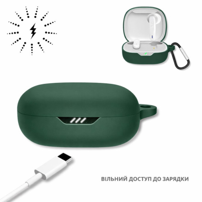 Чохол для навушників BeCover для JBL Wave Flex 2 Dark Green (715029)
