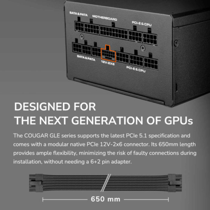 Блок живлення Cougar 1000W (GLE1000)