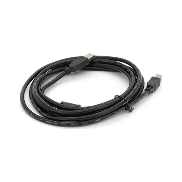 Кабель для принтера USB 2.0 AM/BM 3.0m ferrite black Voltronic (YT-AM/BM-3.0B)