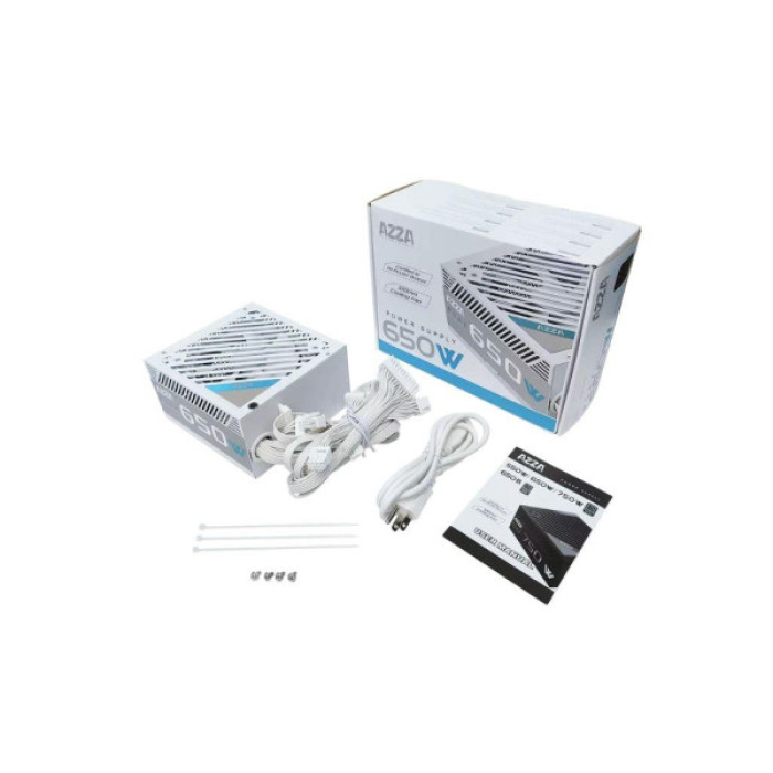 Блок живлення Azza 650W (PSAZ-650B-WHITE)