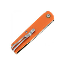 Ніж SRM Qrick, Sandvik14C28N, G10, помаранчево-зелений (408L-GX)