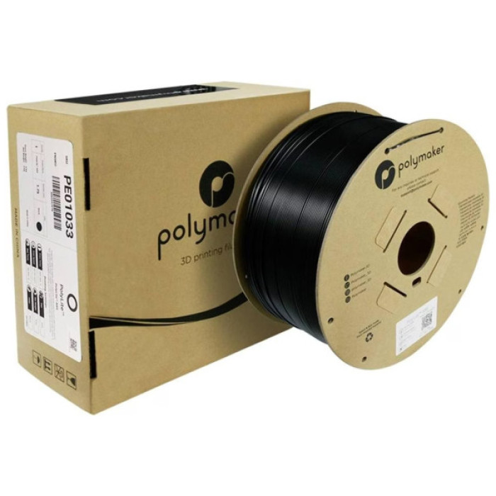 Пластик для 3D-принтера Polymaker ABS POLYLITE 1,75mm 3kg BLACK (PE01033)