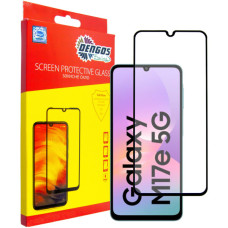 Скло захисне Dengos Full Glue Samsung Galaxy M17e Black (TGFG-441)