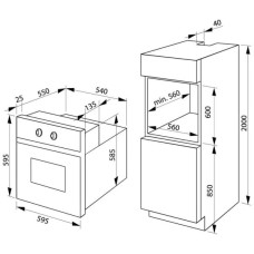Духова шафа Hansa BOES68171