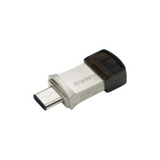 USB флеш накопичувач Transcend 128GB JetFlash 890 Silver USB 3.1/Type-C (TS128GJF890S)