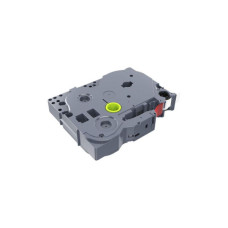 Стрічка для принтера етикеток UKRMARK B-T222P, ламінована, 9мм х 8м, red on white, аналог TZe222 (900553)