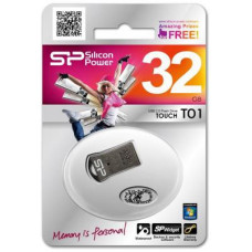 USB флеш накопичувач Silicon Power 32GB Touch T01 USB 2.0 (SP032GBUF2T01V1K)