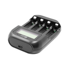 Зарядний пристрій для акумуляторів PowerPlant PP-UN4 (AA, AAA / input microUSB DC 5V/2A) (PP-UN4)