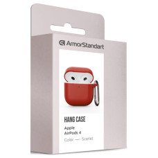 Чохол для навушників Armorstandart Hang Case для Apple AirPods 4 Scarlet (ARM81294)