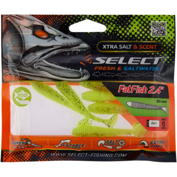 Силікон рибальський Select FatFish 2.4" 241 (6 шт/уп) (1870.71.37)