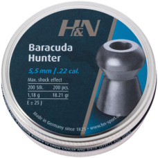 Пульки H&N Baracuda Hunter, 5,5 мм ,1.18г, 200шт/уп (92175500003)