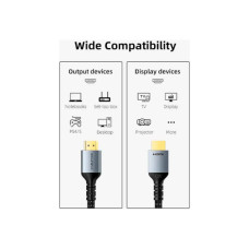 Кабель мультимедійний HDMI M to HDMI M 3.0m V2.1 8K60Hz Cabletime (CA915842)