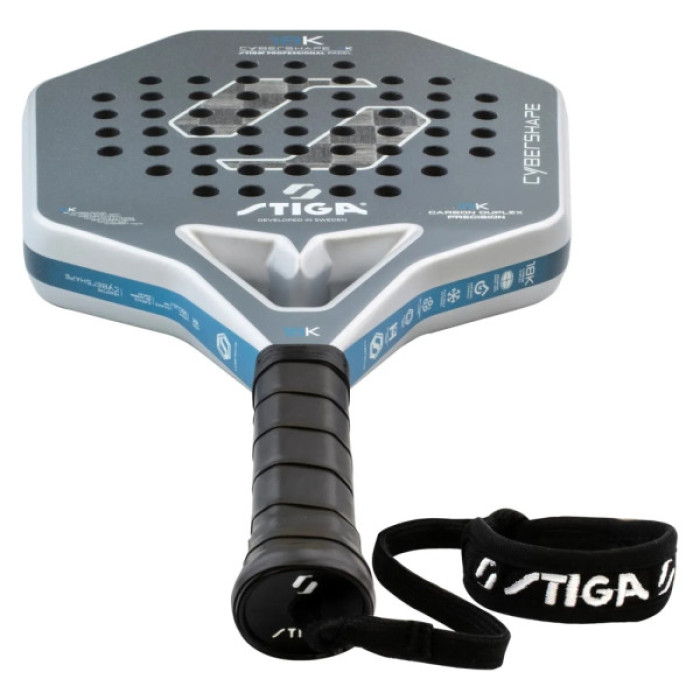 Ракетка для падел тенісу Stiga Racket 18K Cybershape 2V (2202-1722-03) (932049)