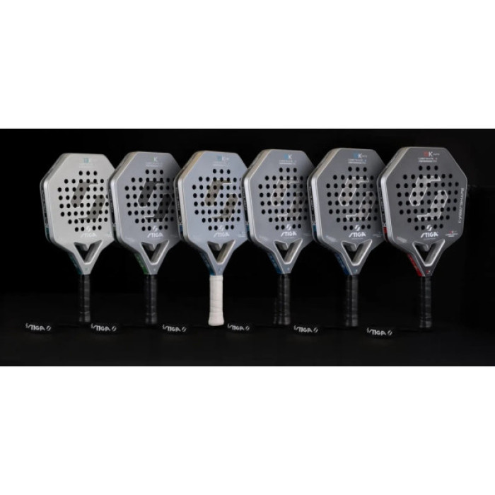 Ракетка для падел тенісу Stiga Racket 18K Cybershape 2V (2202-1722-03) (932049)