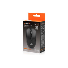 Мишка REAL-EL RM-214 USB Black (EL123200039)
